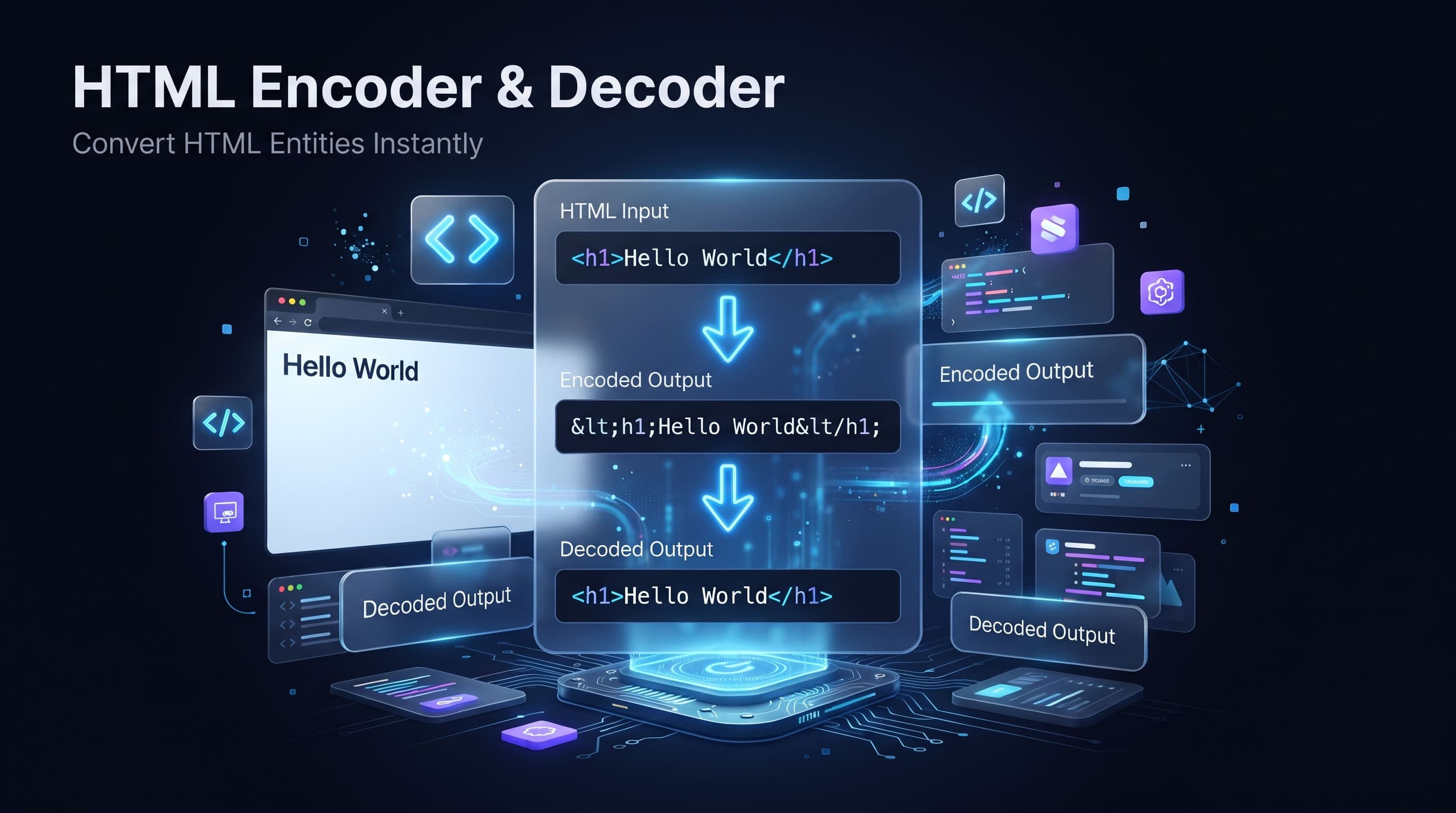 How to Encode and Decode HTML Online